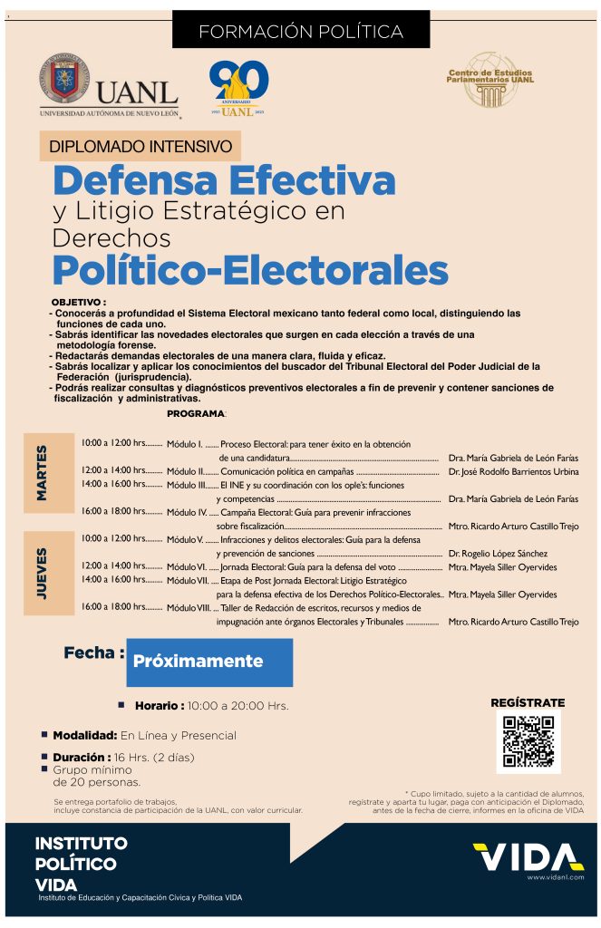 Defensa Efectiva en Derecho Político-Electoral